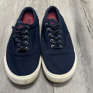 Sperry Men's Navy Canvas Sneakers
